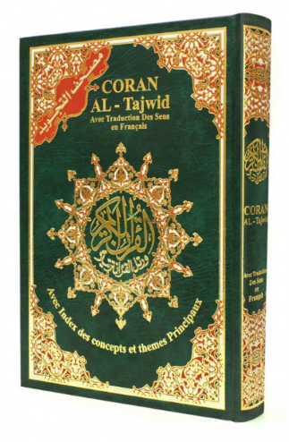 Coran Al Tajwid - Grand Format - Français / Arabe - Edition Al Maarifa